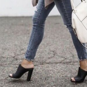 $350 Vince black mule